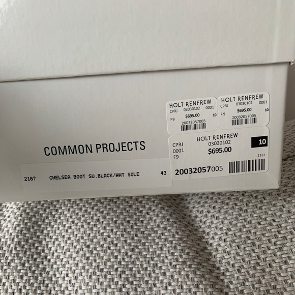 Common Projects Suede Chelsea Boots - Size 43 - Picture 8 of 8